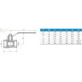 full port brass ball valve cw617n for drinkable water pn16